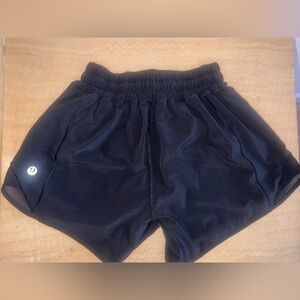 Lululemon Black Hotty Hot Shorts